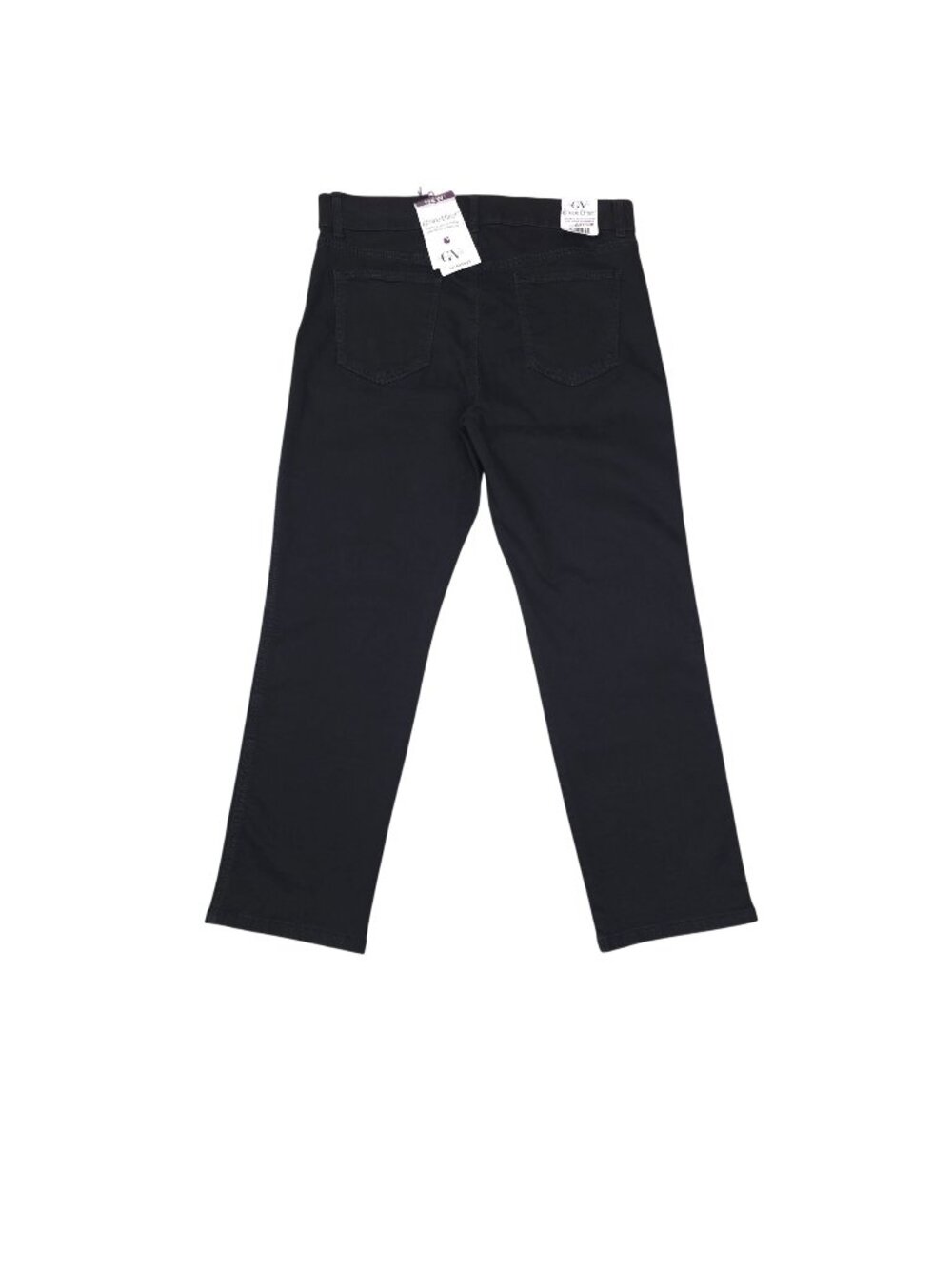 Gloria Vanderbilt 16P Shape Effect High-Rise Straight Leg Jeans Pull On Black